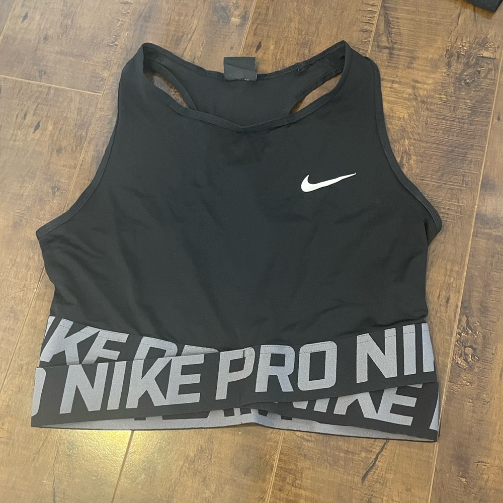 Sheer back strappy Nike sports tank